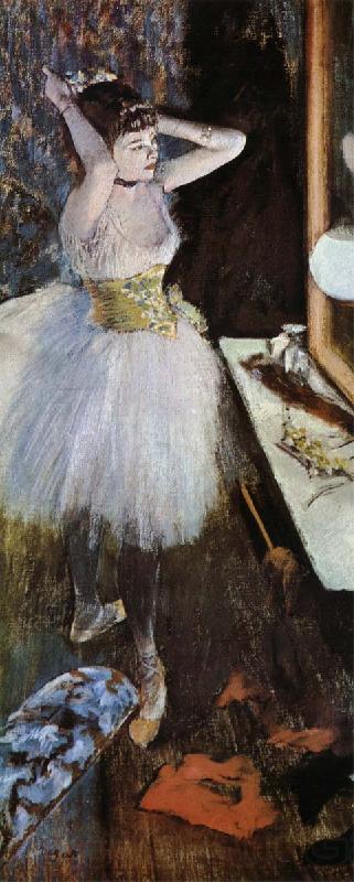 Edgar Degas The actress in the tiring room France oil painting art